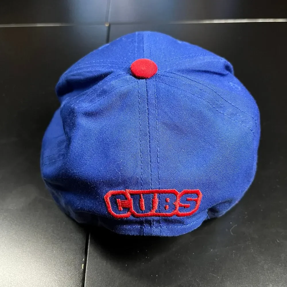 Vintage ANNCO‎ Chicago Cubs Blue SnapBack Hat Cap Preowned